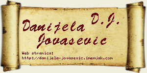 Danijela Jovašević vizit kartica